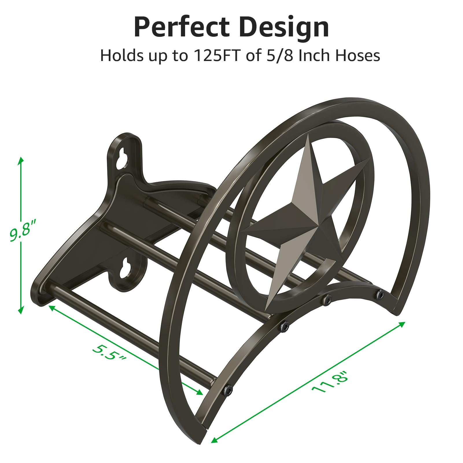 GOFORWILD saddle arc detail supporting hose to prevent kinks and improve durability