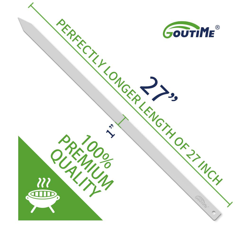 GOUTIME skewer tip detail showing easy piercing and stable threading