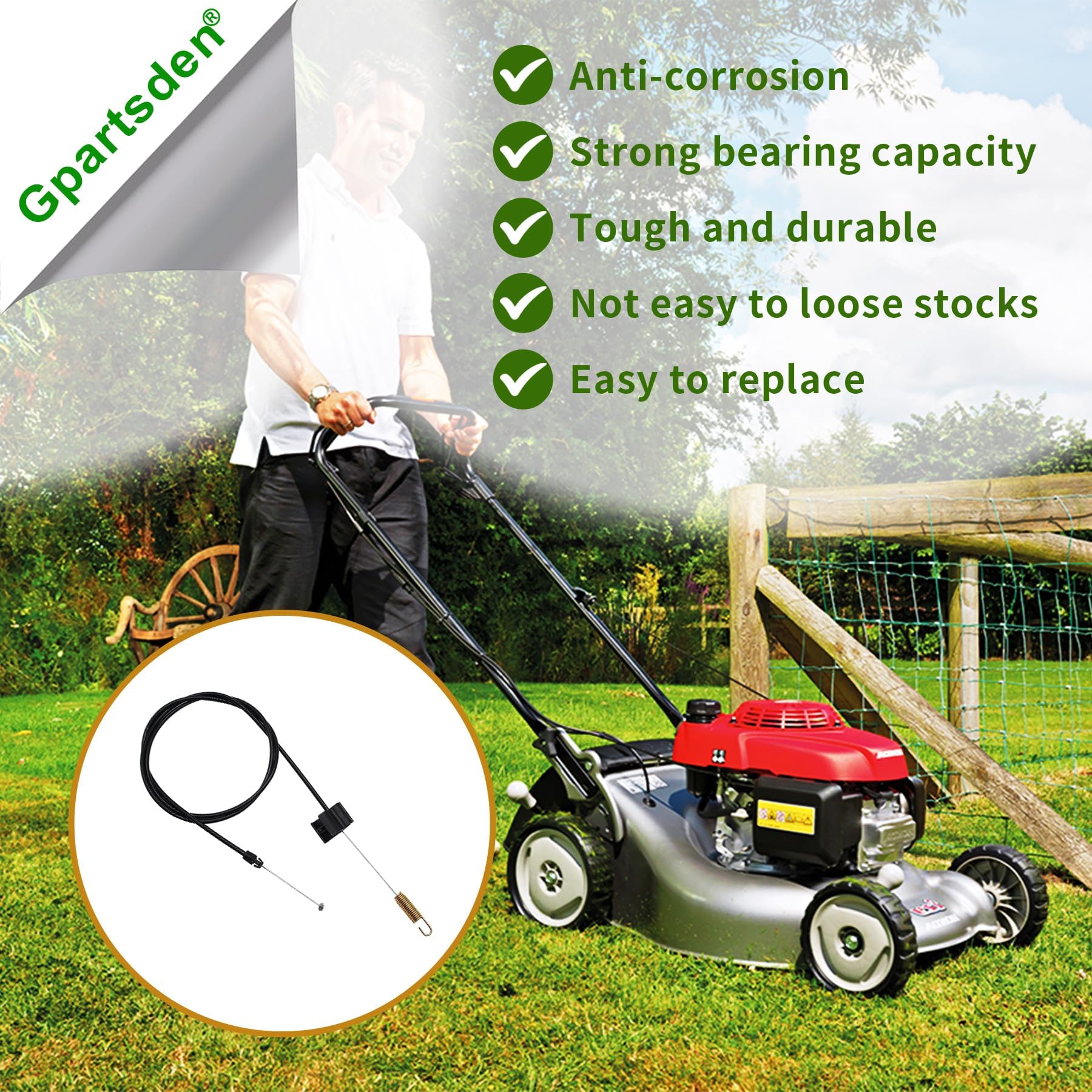 Gpartsden part number label clearly visible for identification and fit