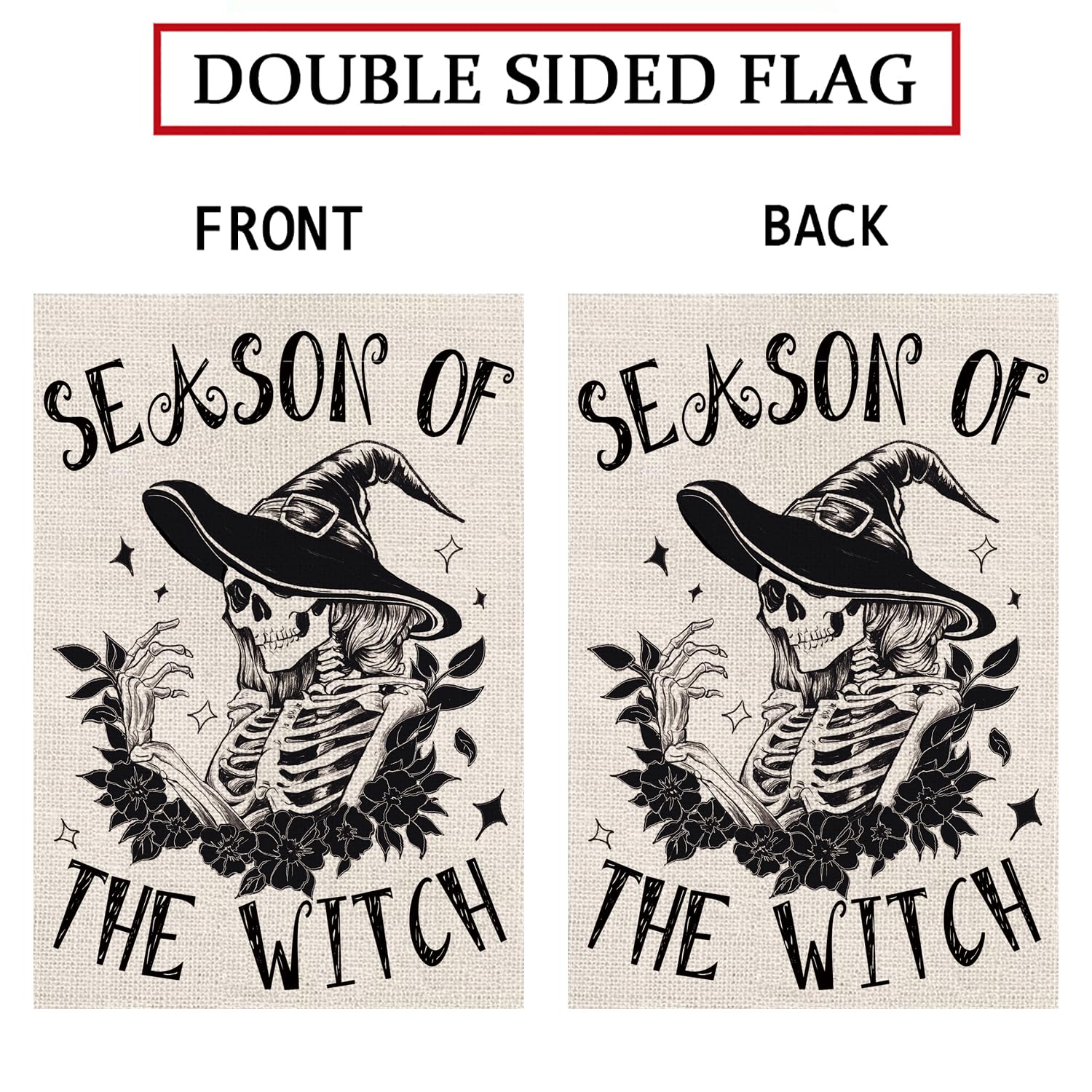 GPGHE double-sided flag displayed to show readable design from both sides