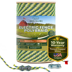 Grazeline front of reel showing 1000ft rope and brand clarity benefit