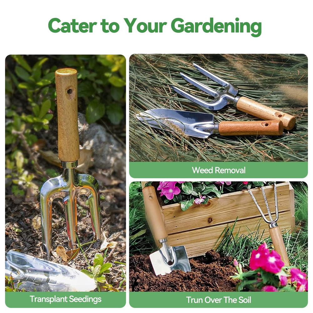 Grenebo tools in use planting seedling for easy gardening tasks