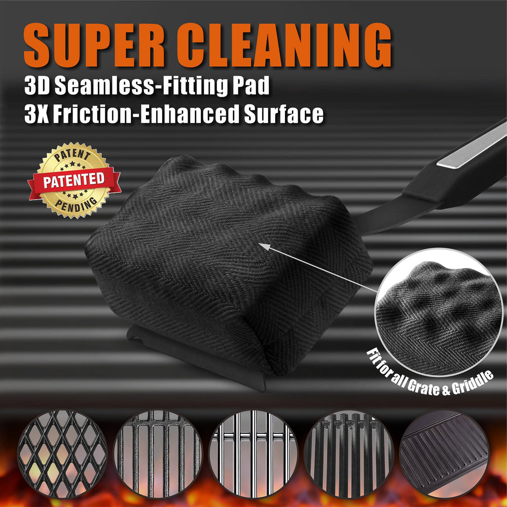 GRILLART stainless-steel handle with hang hole offering heat-distance control