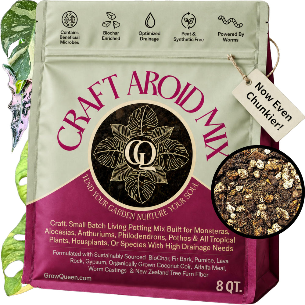 Grow Queen front packaging showing 8QT bag and product name for easy ID and purchase