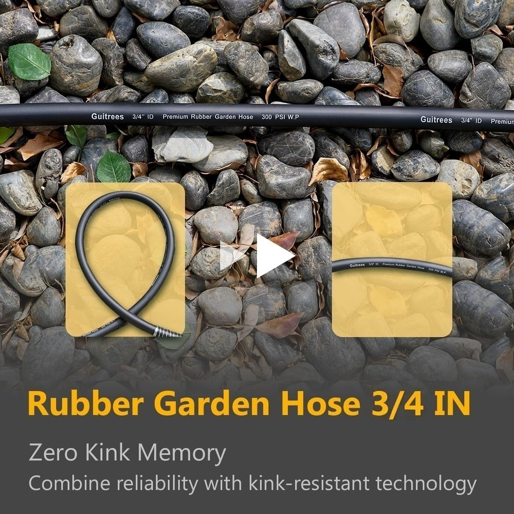 Guitrees hose attached to pressure washer demonstrating high-pressure performance