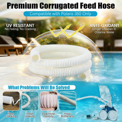Gulfmew hose close-up showing PE/EVA texture and UV-resistant flexibility