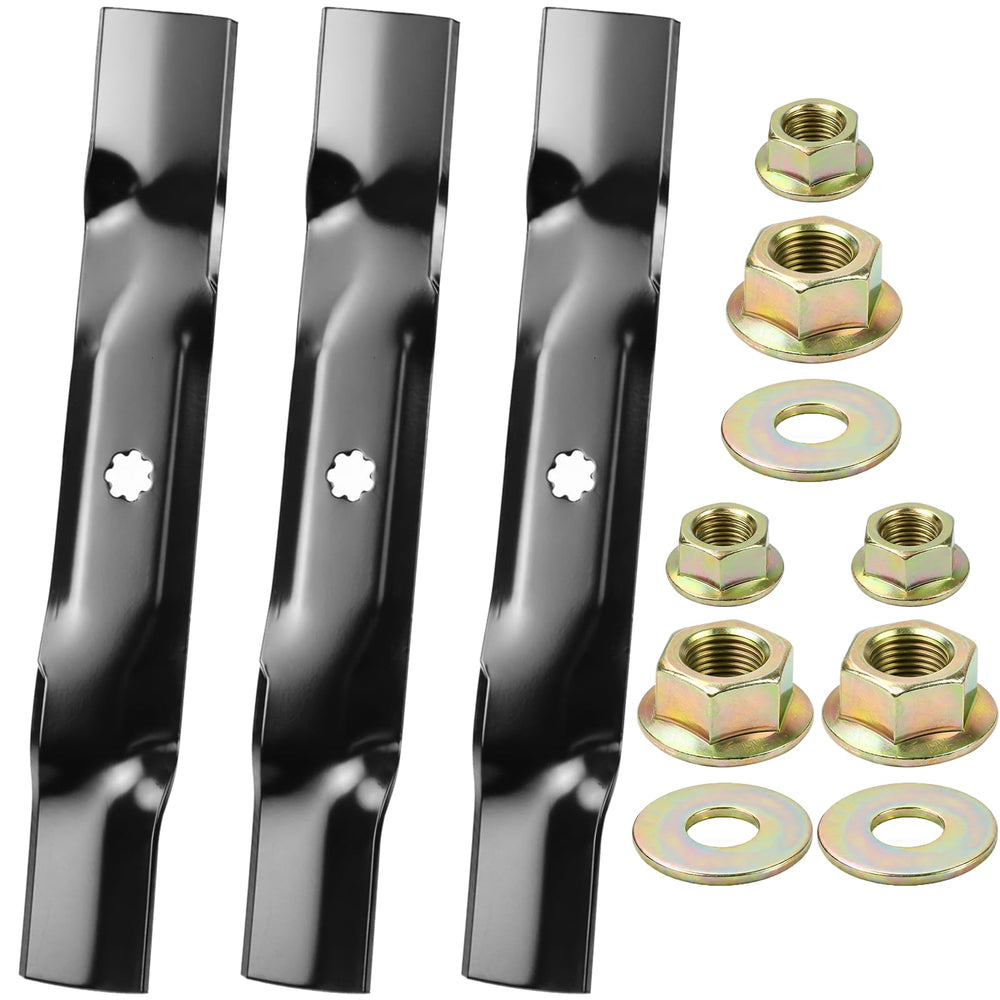 GUSUHAWK front view of three replacement blades showing packaging and fit information