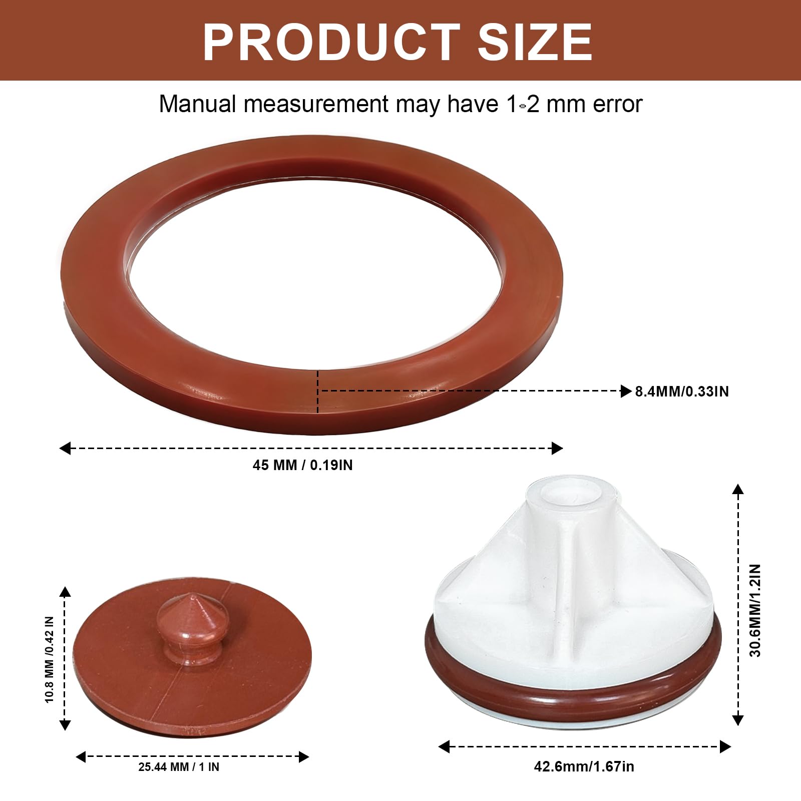 Gvvycc viton seals close-up highlighting chemical resistance advantage