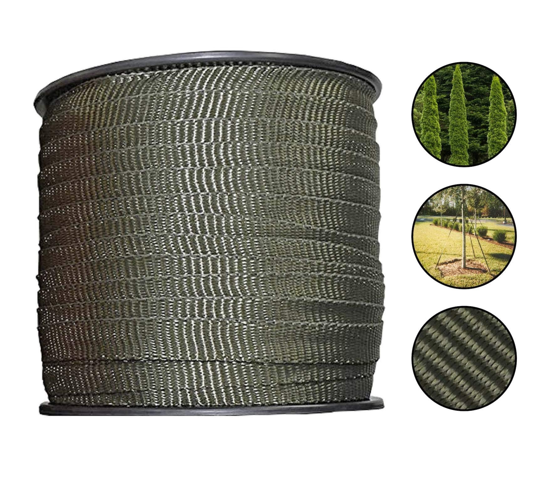 Habitech strap used in garden trellis showing multi-use landscaping benefit