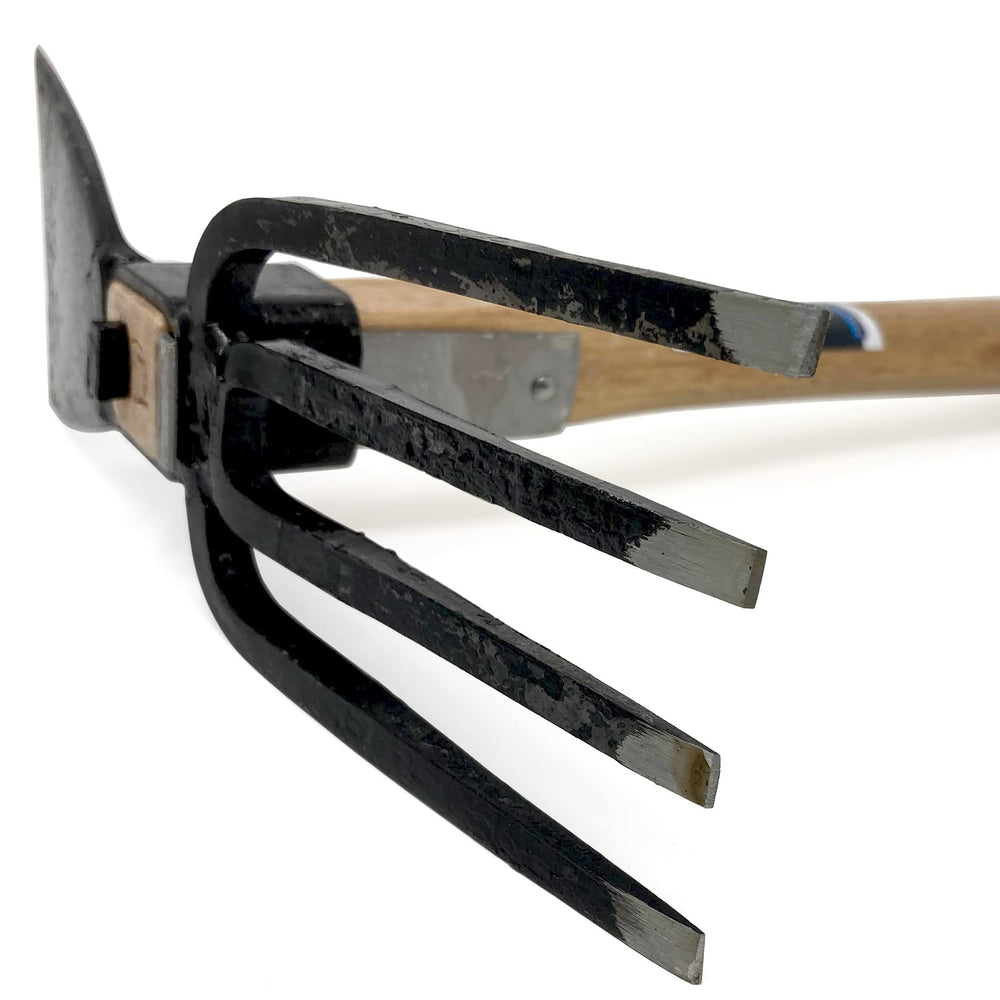 HACHIEMON close-up of forged blade emphasizing sharp cutting performance