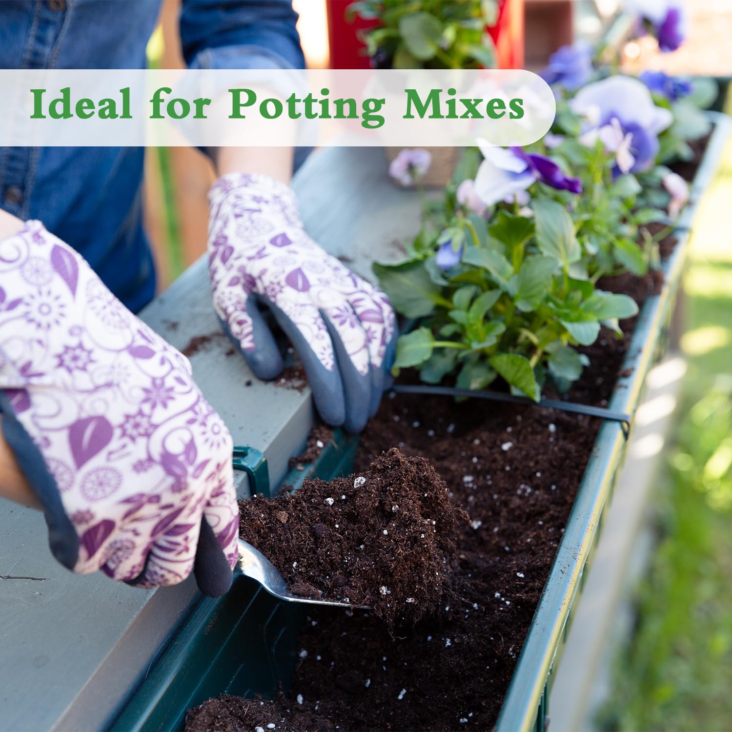 HAINANSTRY perlite beside a measuring cup showing 4QT scale for planning mixes