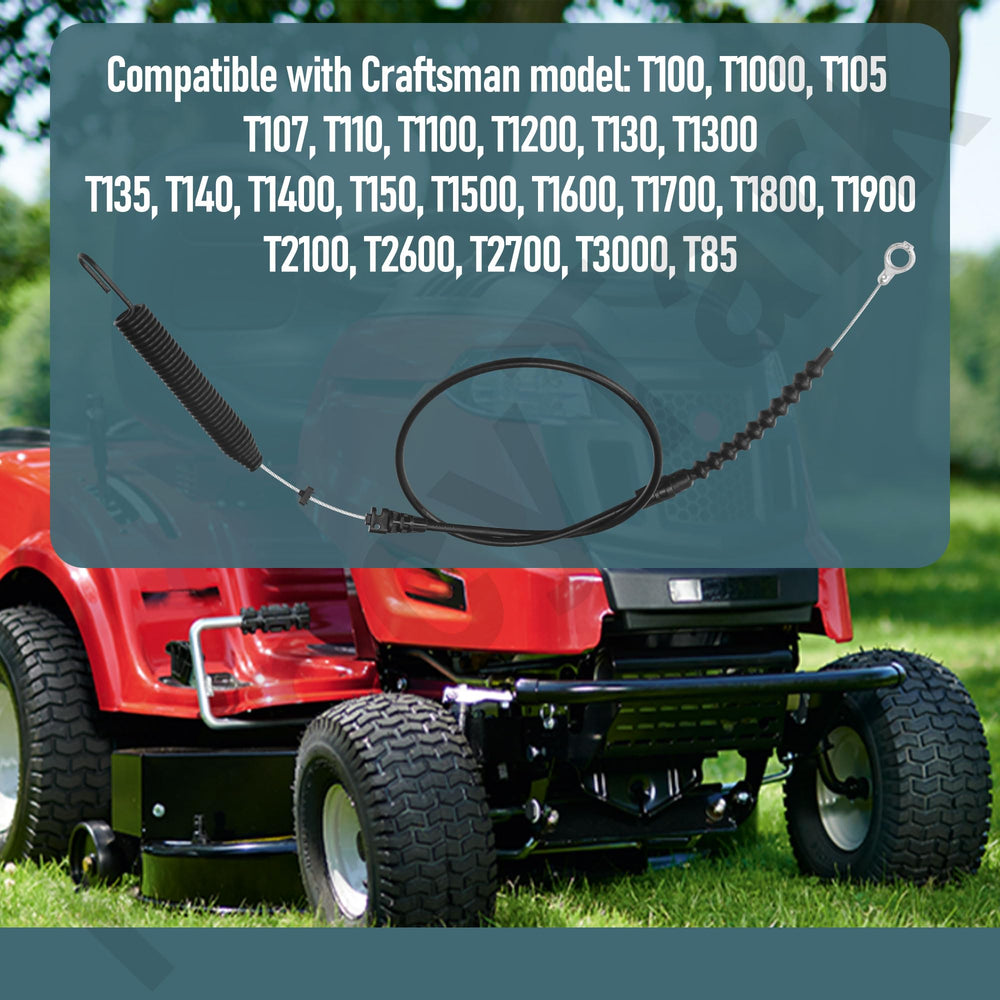 HandyTek cable installed on tractor deck demonstrating proper routing