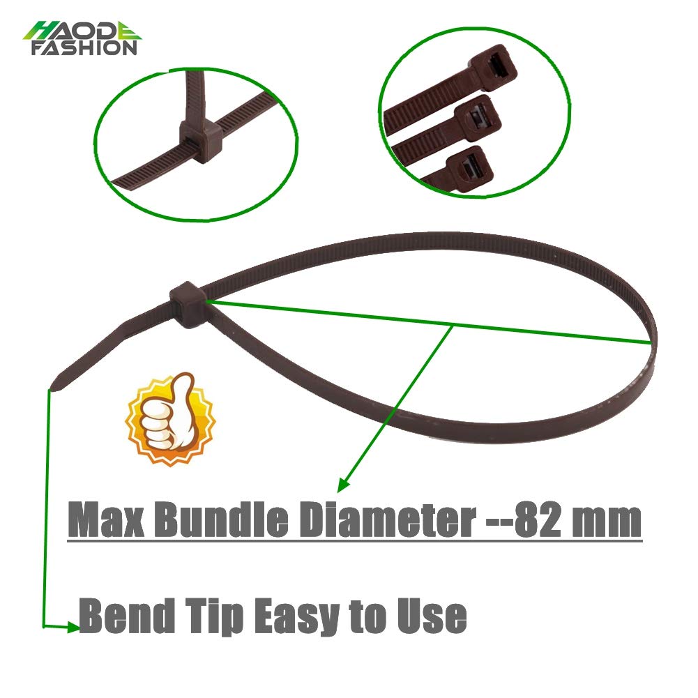 HAODE FASHION securing outdoor string lights showing tidy, weather-resistant benefit