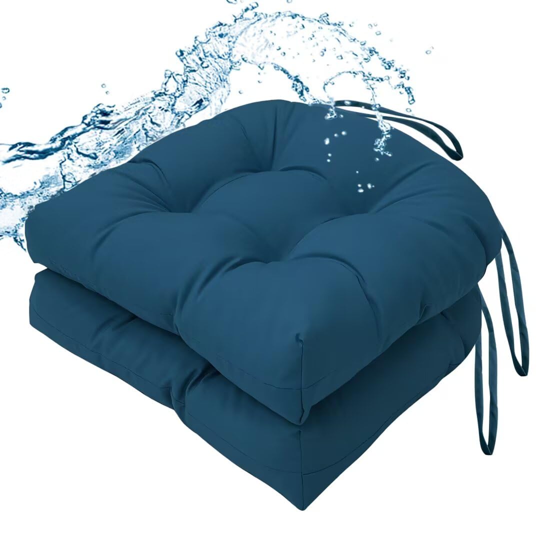 HAPACE front view navy cushions showing neat tufting and improved comfort