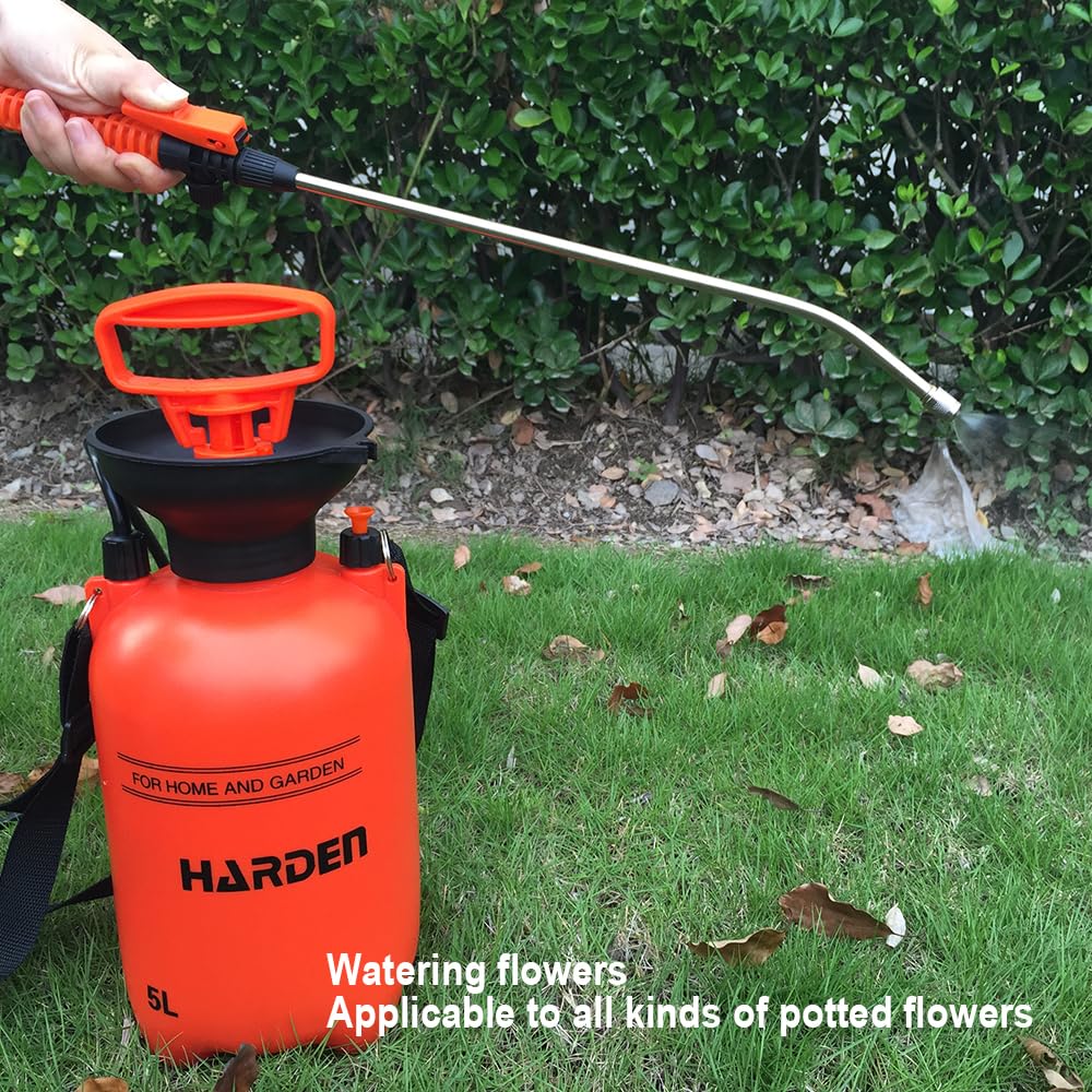 Harden capacity scale comparison showing 1.3 gallon volume convenience benefit