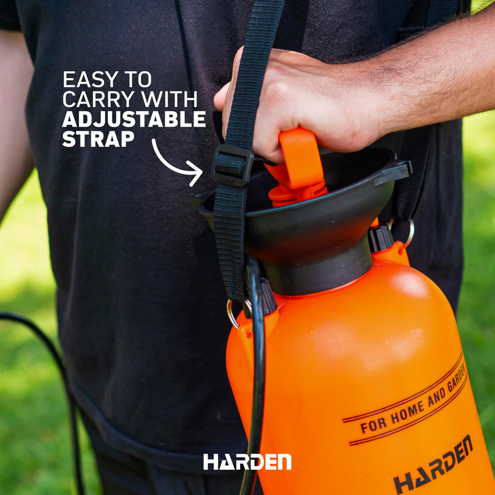 Harden close-up brass nozzle highlighting precise adjustable spray benefit