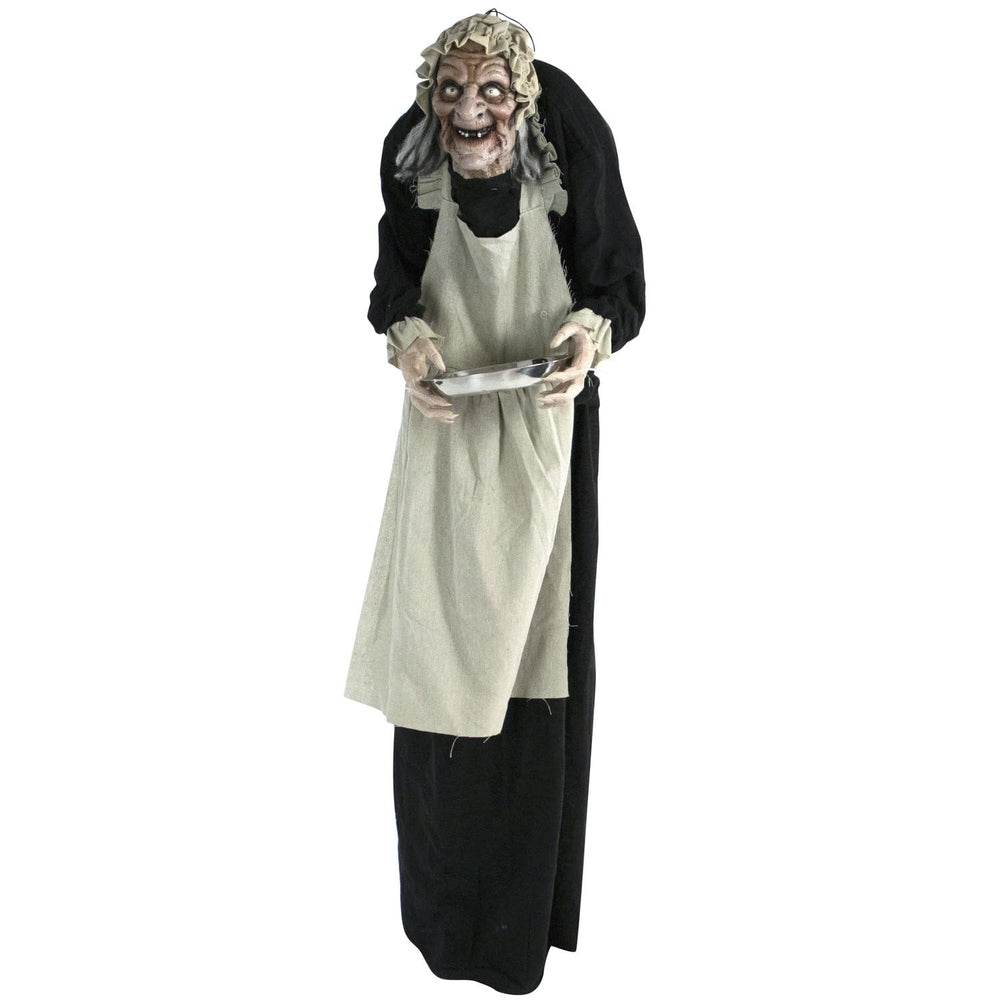 Haunted Hill Farm Ruby front view showing full 5-foot figure and tray benefit