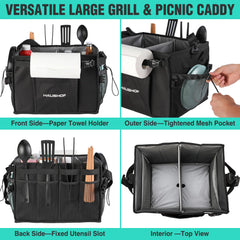 HAUSHOF detachable shoulder strap and handle for comfortable carrying