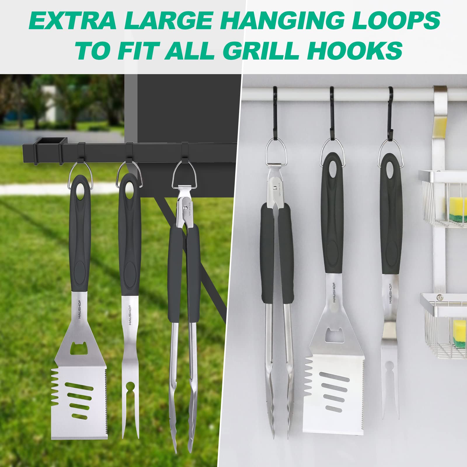 HAUSHOF spatula opener in use highlighting convenient bottle-opening feature