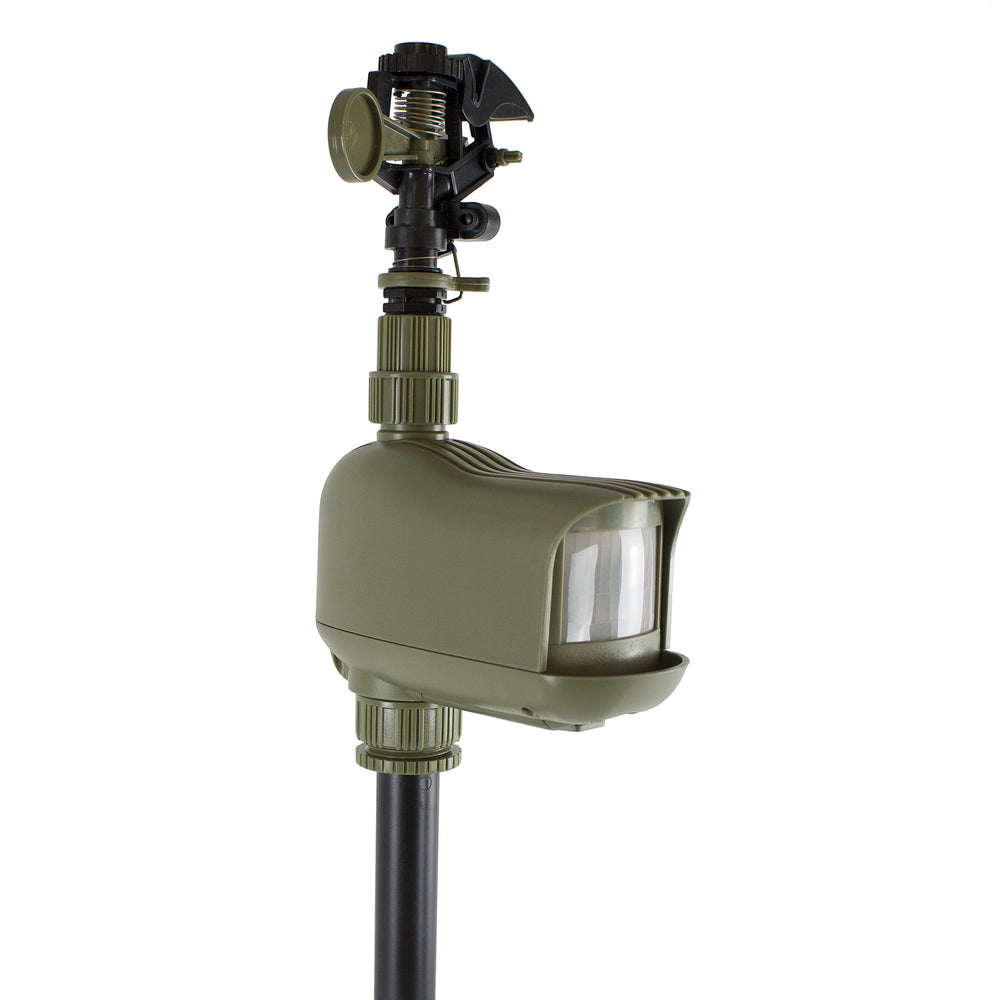 HAVAHART close-up of infrared sensor highlighting reliable motion detection for humane deterrence