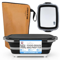 Havenity front view prep tub showing full setup and portability benefit