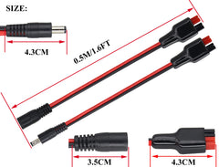 HCFeng close-up of An-der-Son 45A connector showcasing secure, high-current contact