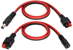 HCFeng front view showing packaged 60cm An-der-Son to DC cable for easy identification