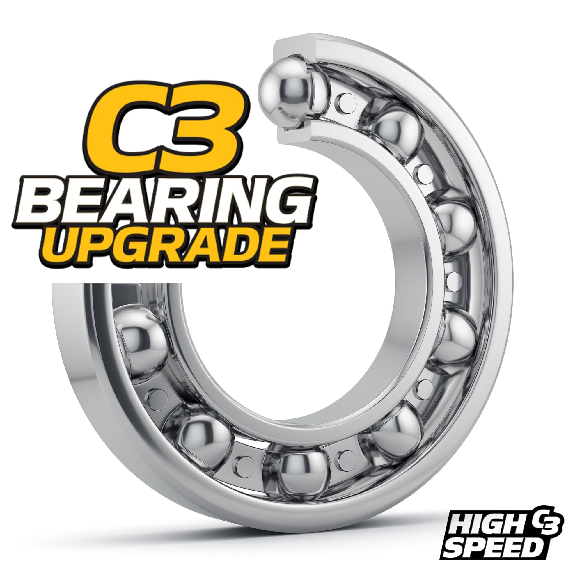 HD Switch close-up of machined raceways highlighting precision and smoother rotation