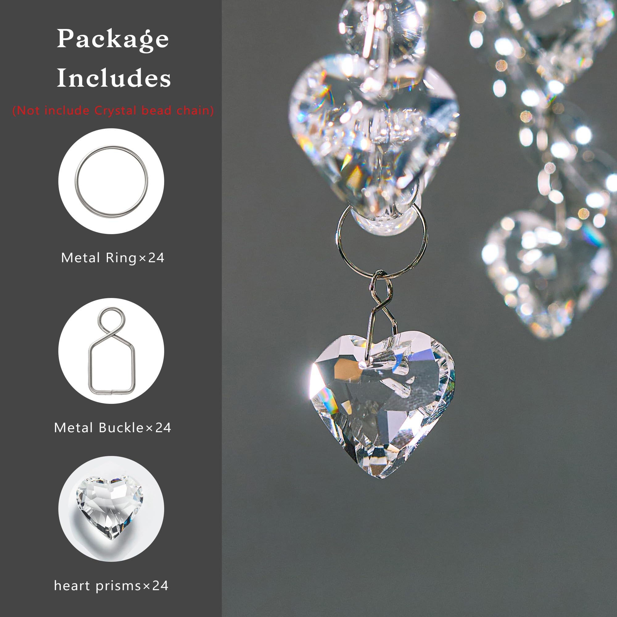 HDCRYSTALGIFTS cluster on window casting colorful light benefits room ambience