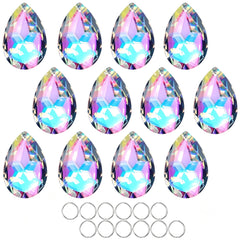 HDCRYSTALGIFTS front view of 12-piece prism pack showing polished finish and value
