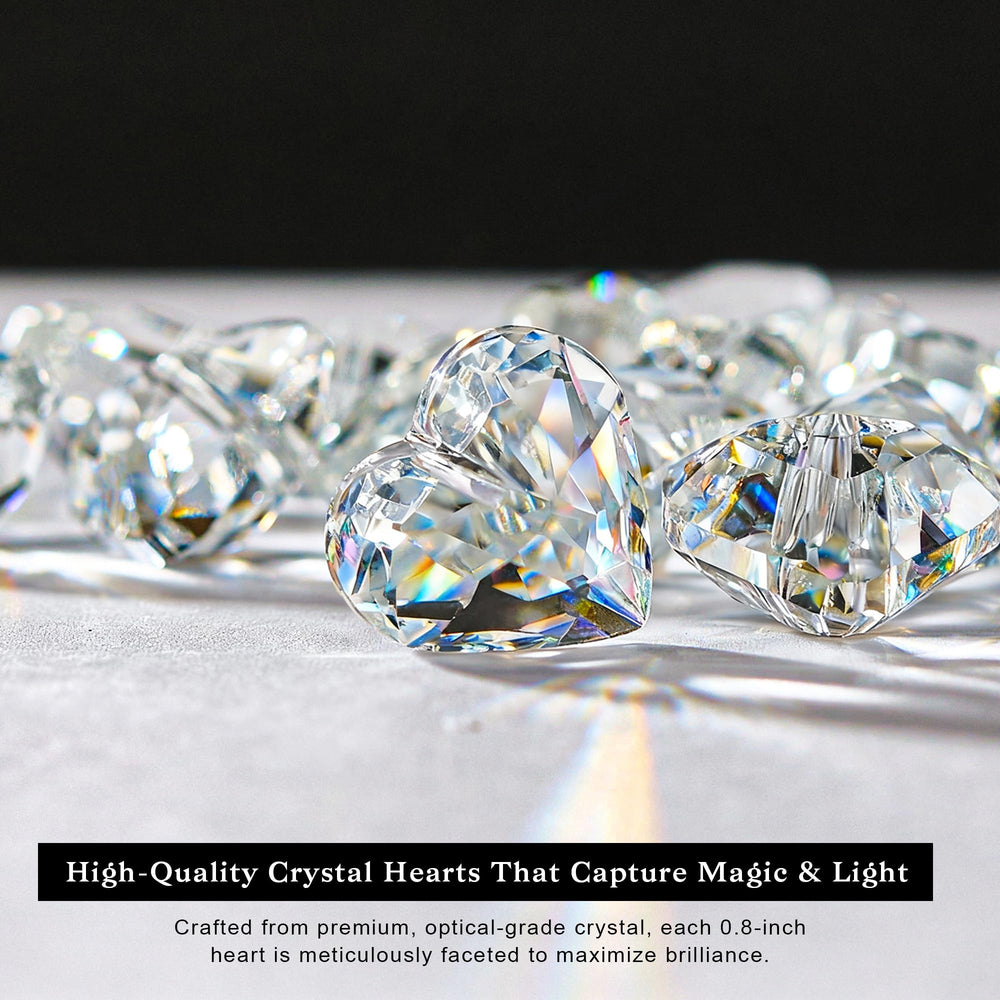 HDCRYSTALGIFTS hanging from chandelier adding decorative sparkle to lighting