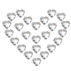 HDCRYSTALGIFTS heart front view showing clear crystal and sparkle benefit