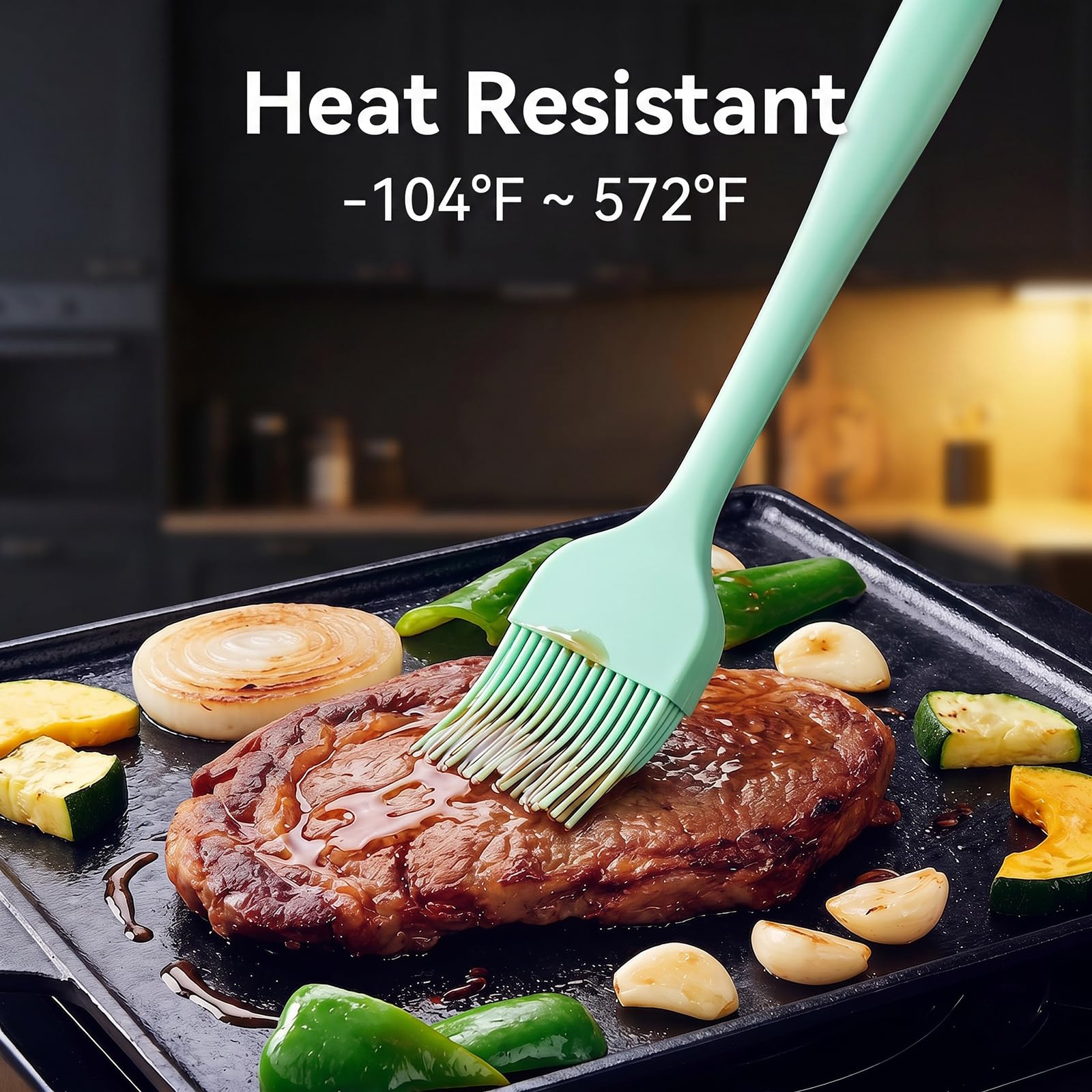 Headaze brushes in dishwasher rack to highlight easy cleaning and hygiene benefit
