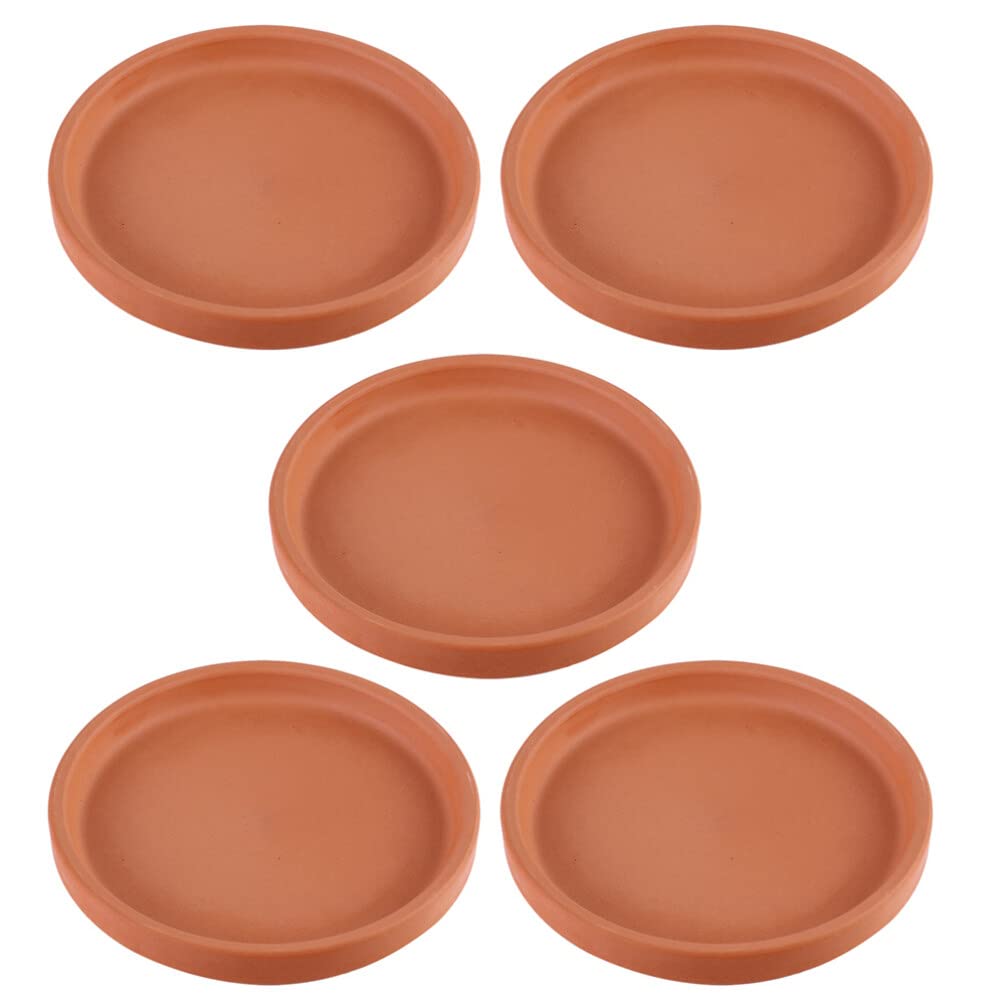 Healeved front view pack showing five saucers and tidy appearance