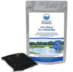 Healthy Ponds front packet showing product branding and easy dosing benefit