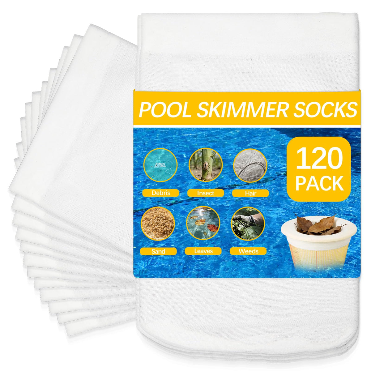 HeatPure front packaging showing bulk 120 pack and easy storage benefit