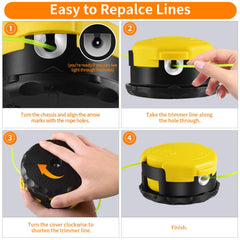 HeavenBird pre-loaded line texture and diameter for consistent cutting performance