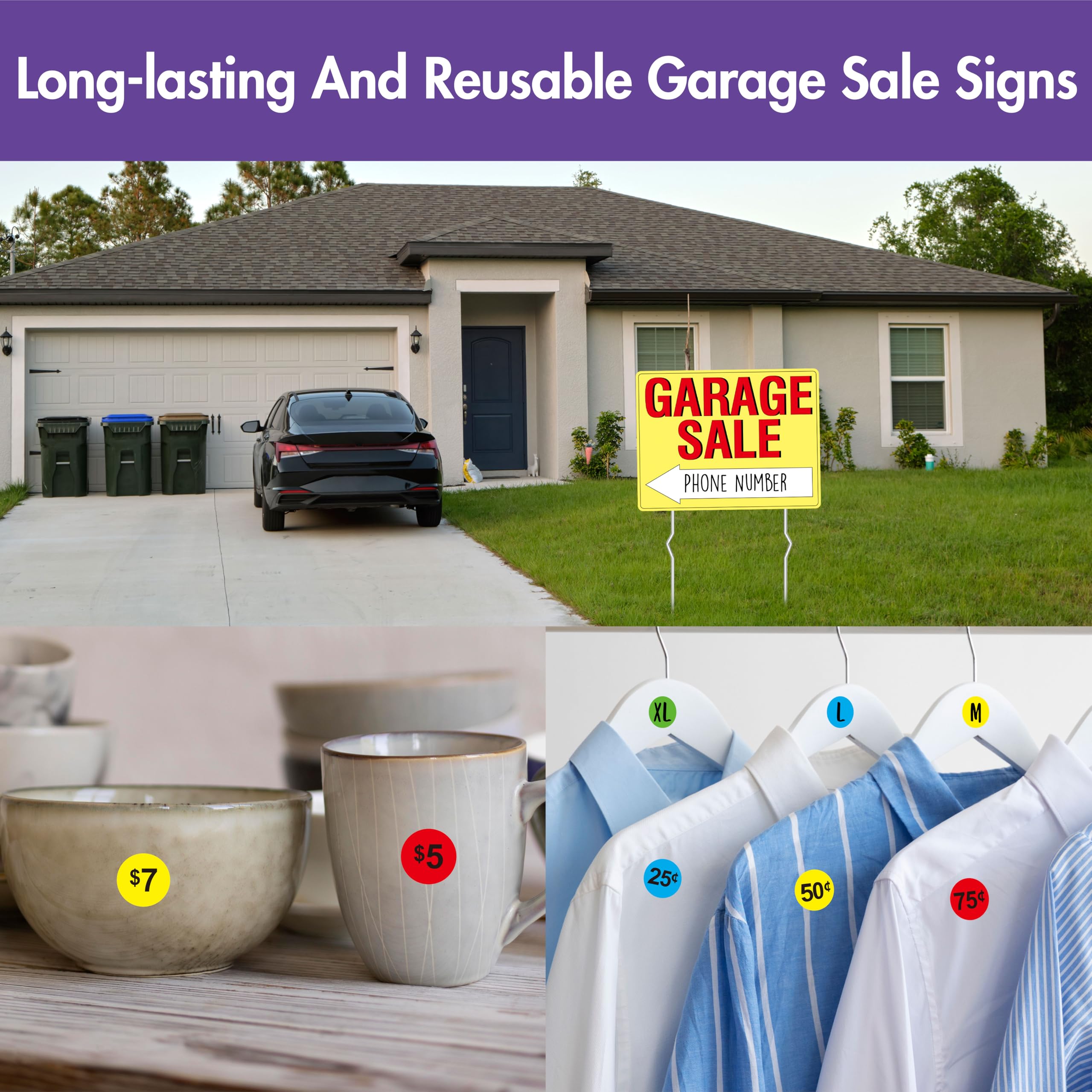 Hebayy sign with written date and address illustrating clear customer information