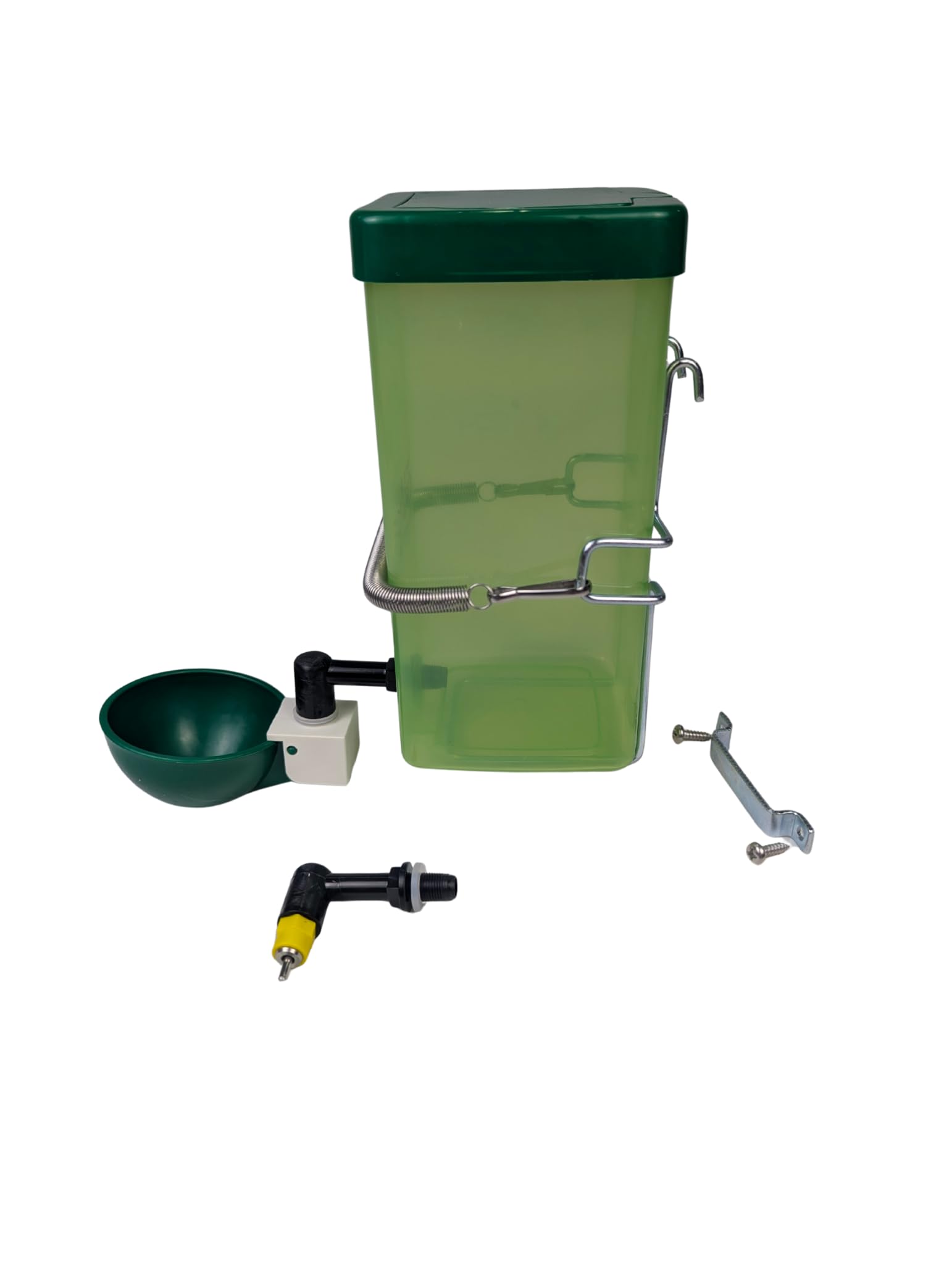 Hen's Choice close-up of red screw cap highlighting easy top-fill access and secure seal