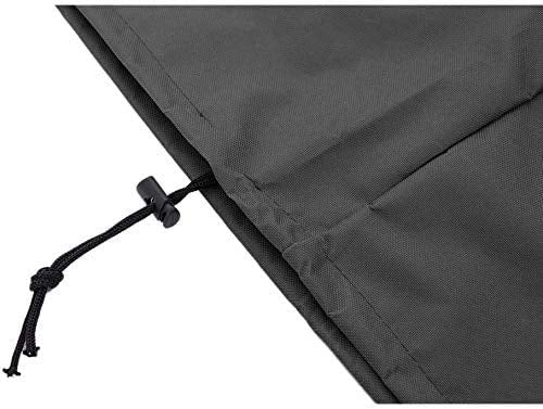 HERSENT cover on lounge chair in patio, demonstrates all-weather outdoor protection