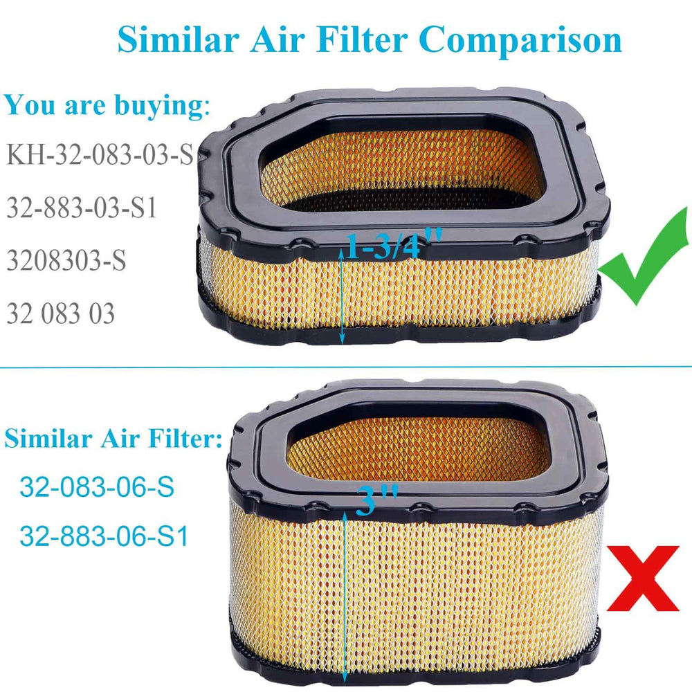HEYZLASS filter beside ruler to show dimensions for accurate replacement
