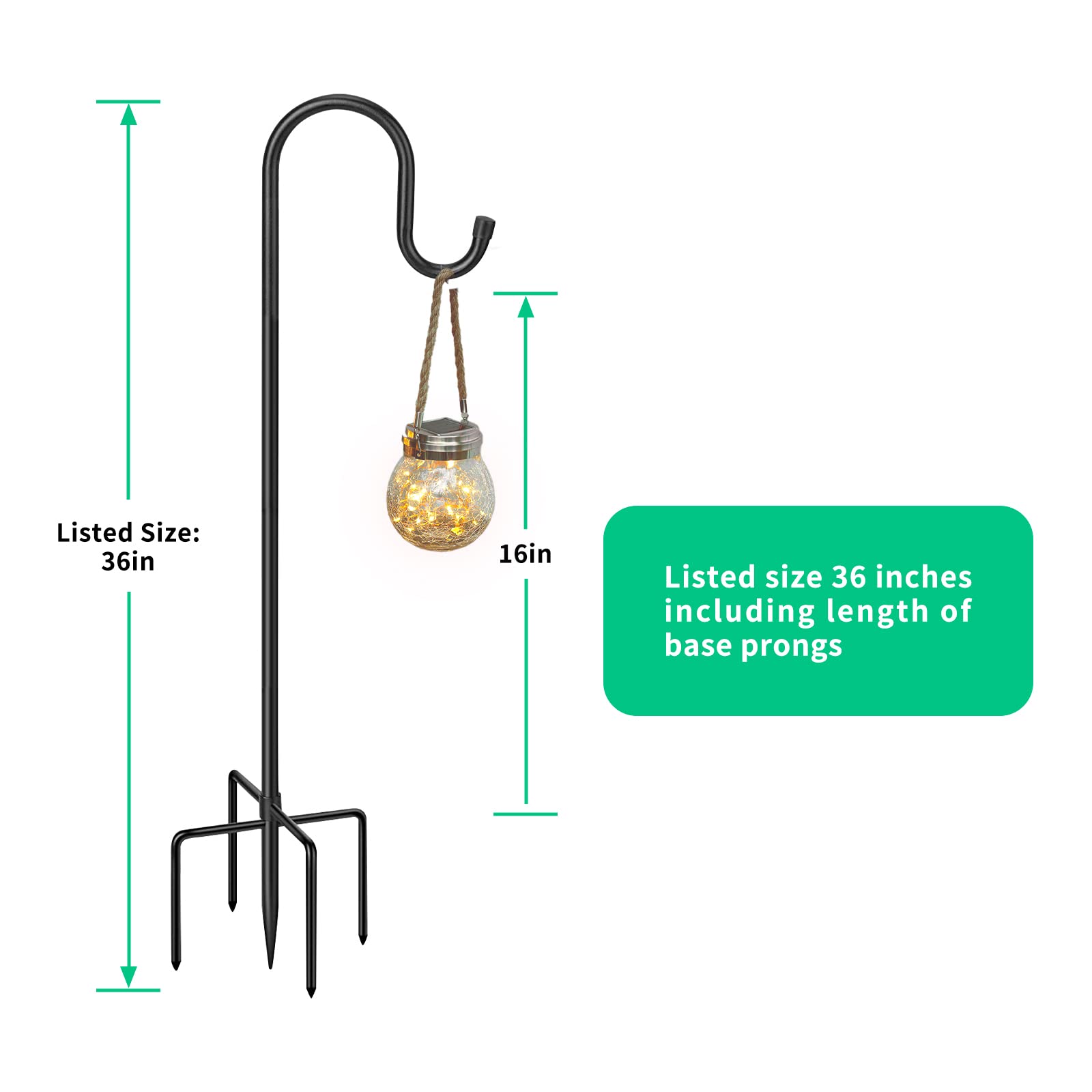 HIEDUYT showing adjustable height setup for different hanging lengths