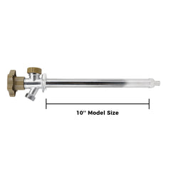 Himaweek 3/4" hose-thread spout view highlighting standard garden hose compatibility benefit