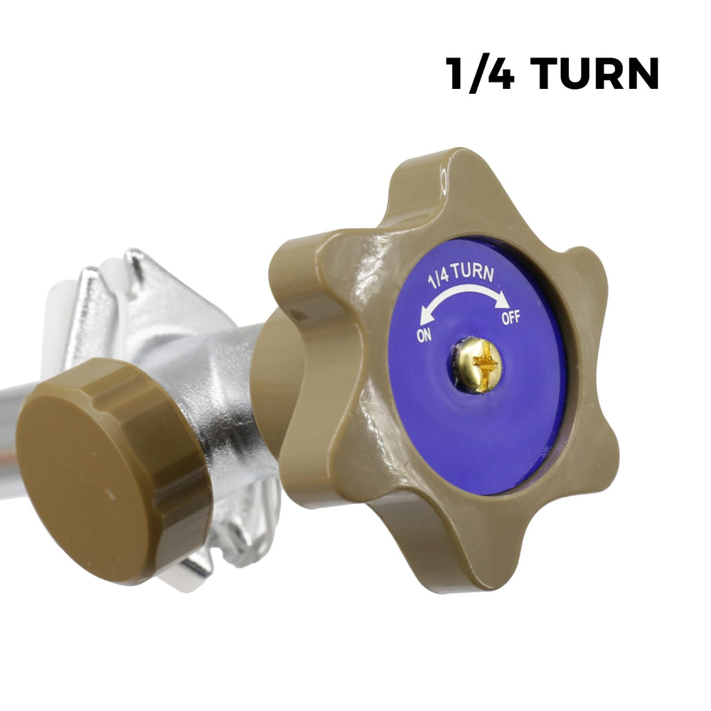 Himaweek sillcock mounted on exterior wall illustrating secure installation and freeze protection benefit