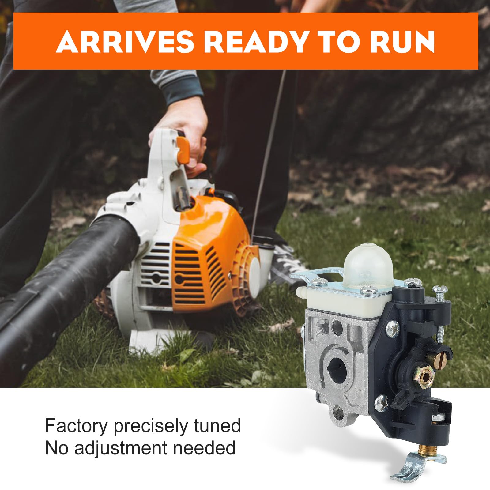 Hipa spark plug and cleaner closeup for improved starting performance
