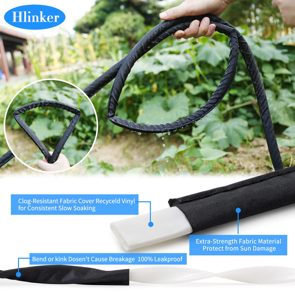 Hlinker hose rolled compactly for storage showing flat profile benefit simple offseason storage