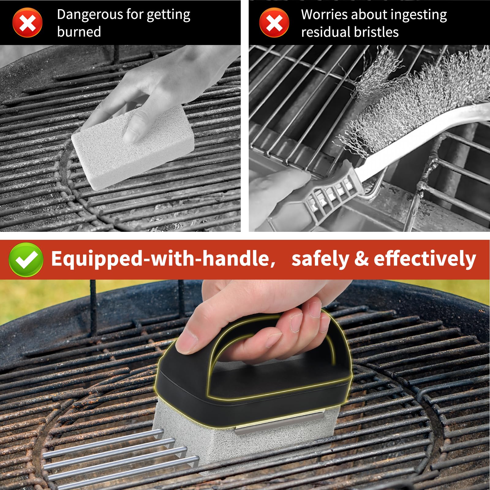 HOBITSTARX dishwasher-safe handle being washed for easy maintenance