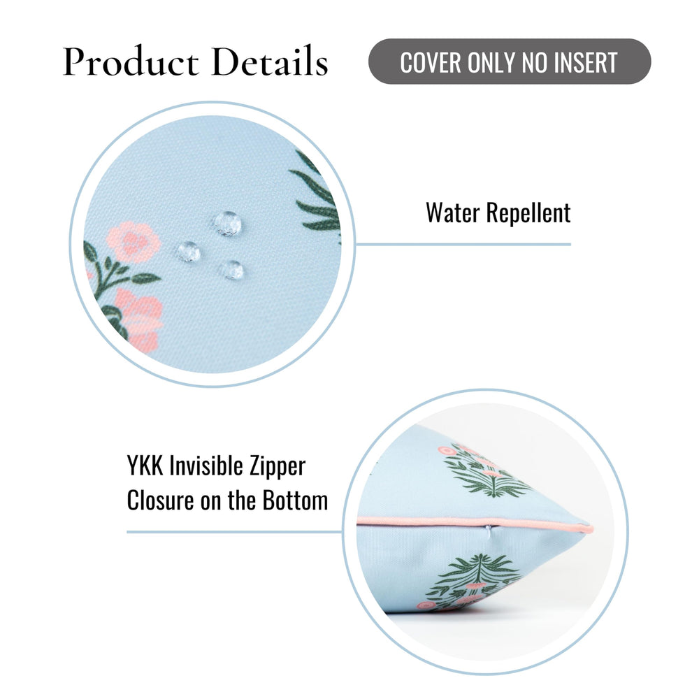 Hofdeco Premium beside 20-inch insert, illustrates recommended overstuffed fit