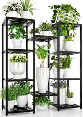 Hongsane front view full plant stand showcasing vertical storage and style
