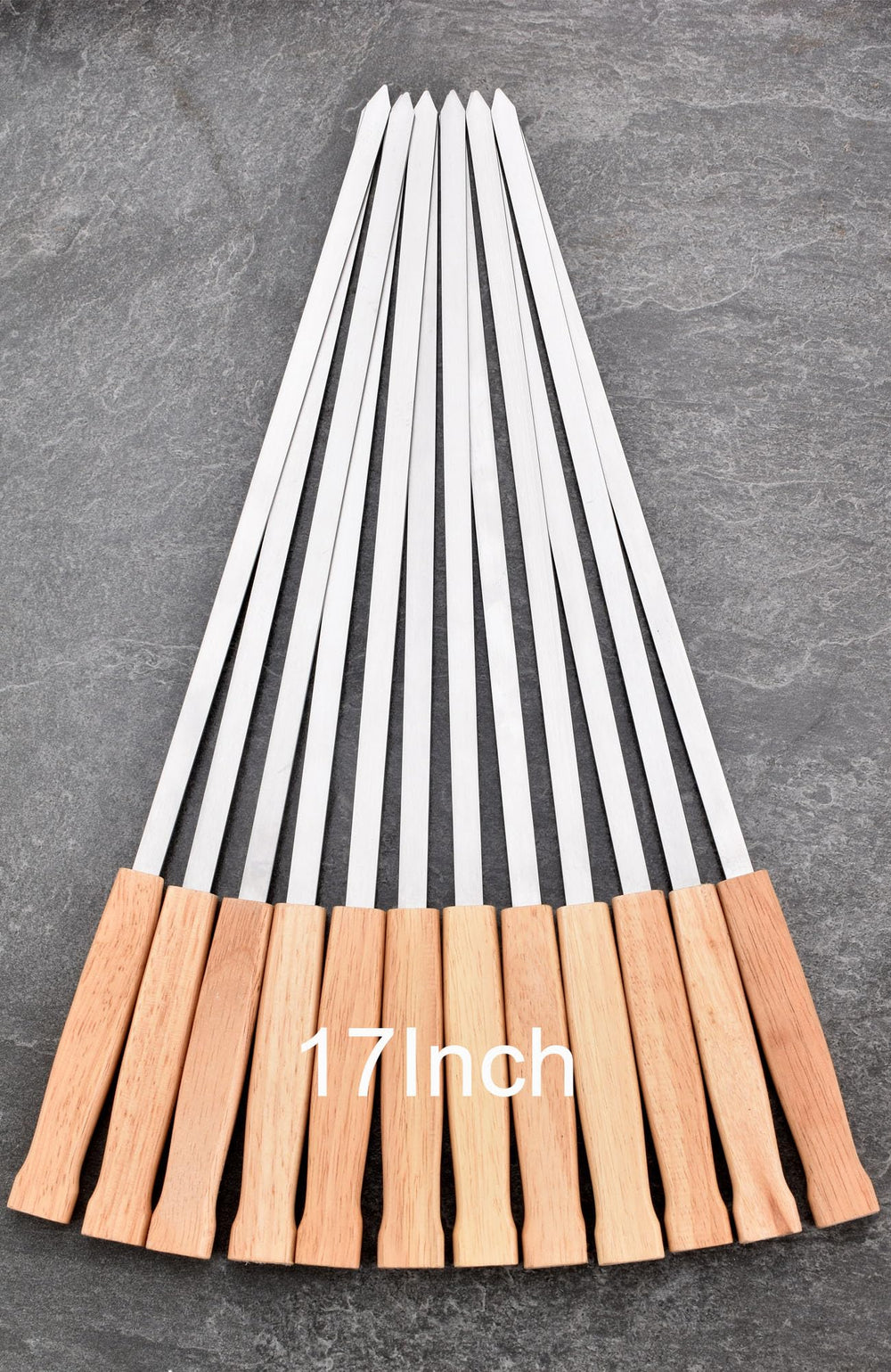 HONSHEN front view of 12-skewer set showing complete package and value
